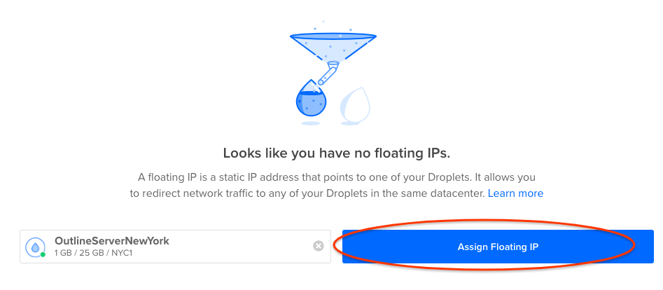 Attribuer une adresse IP flottante